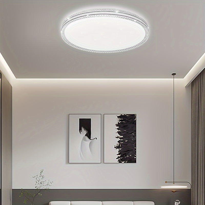 12.6 Inch LED Ceiling Light Fixture for Bedroom Kitchen Bathroom Hallway Daylight White 6000K