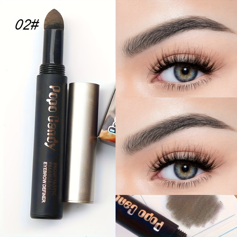 Crema de tinte para cejas de doble extremo para mujer, a prueba de agua, resistente a manchas y de larga duración