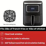 4.5-6.5L Touch Screen Air Fryer for Healthy Family Meals
