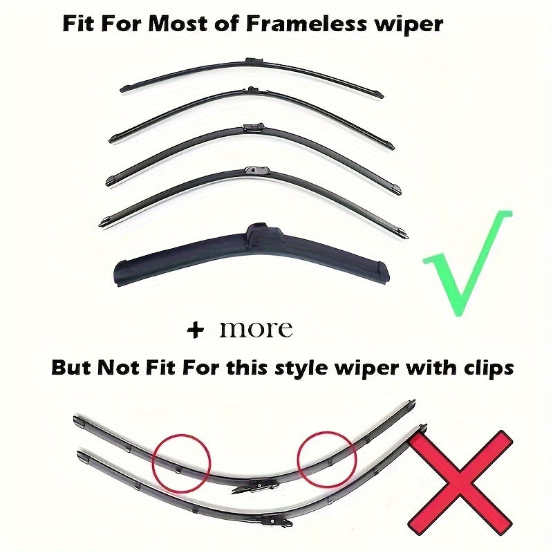 Car Wiper Rubber Strips Replacement 2/4 Pcs 70cm 27.6In Windshield Wiper Core