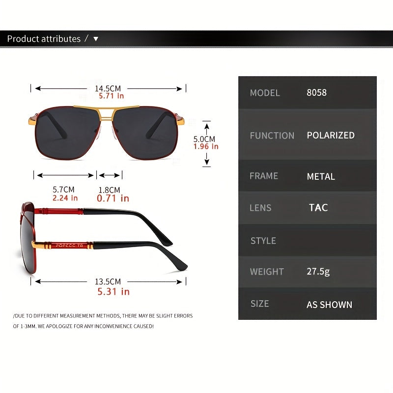 Tashqi sportlar, sayohat va fotografiya uchun polarizatsiyalangan uniseks quyosh ko‘zoynaklari