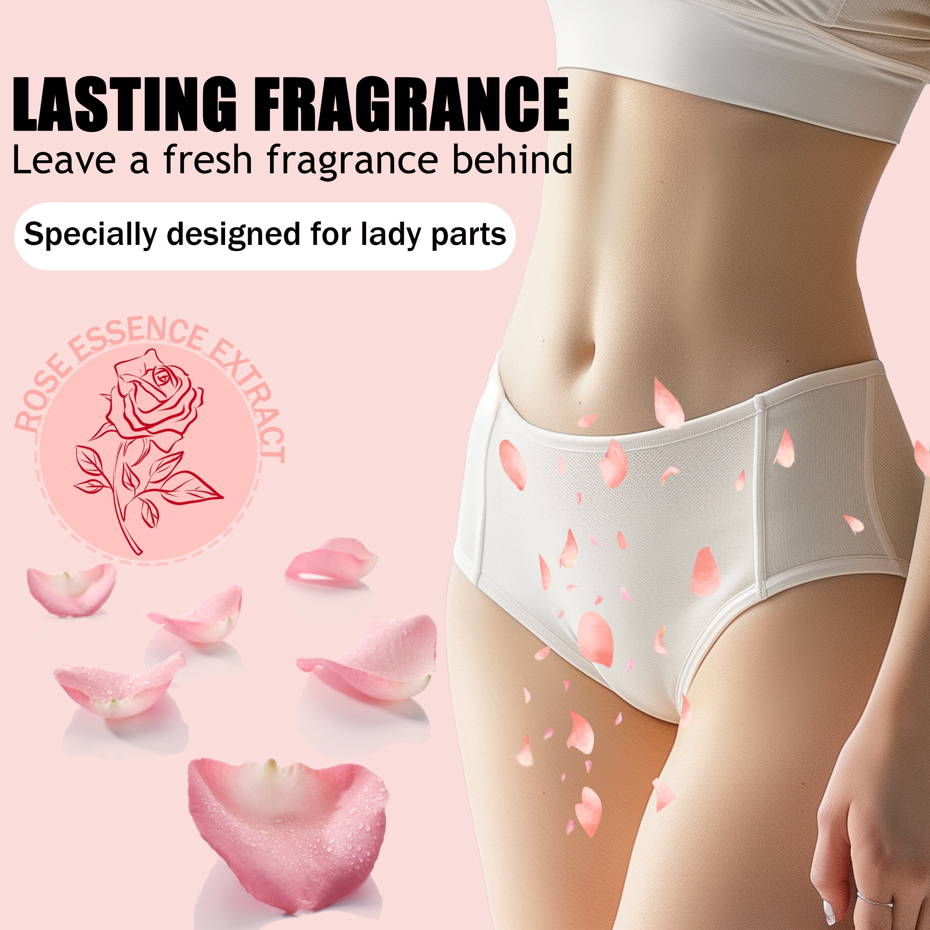 Private Part Moisturizing Cream 1.764oz Hypoallergenic with Rose Vitamin C for Sensitive Skin