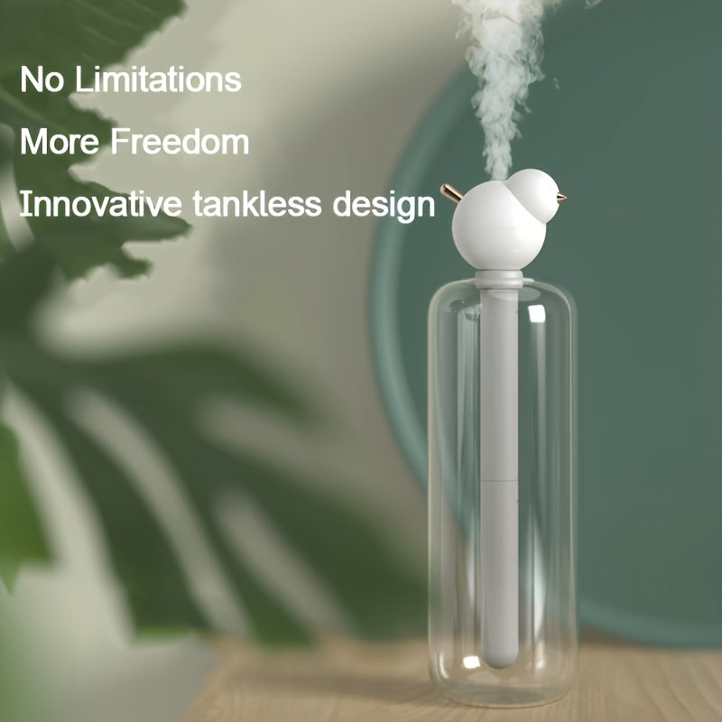 Портативный увлажнитель воздуха с регулируемой трубкой, питаемый через USB, с большим туманом