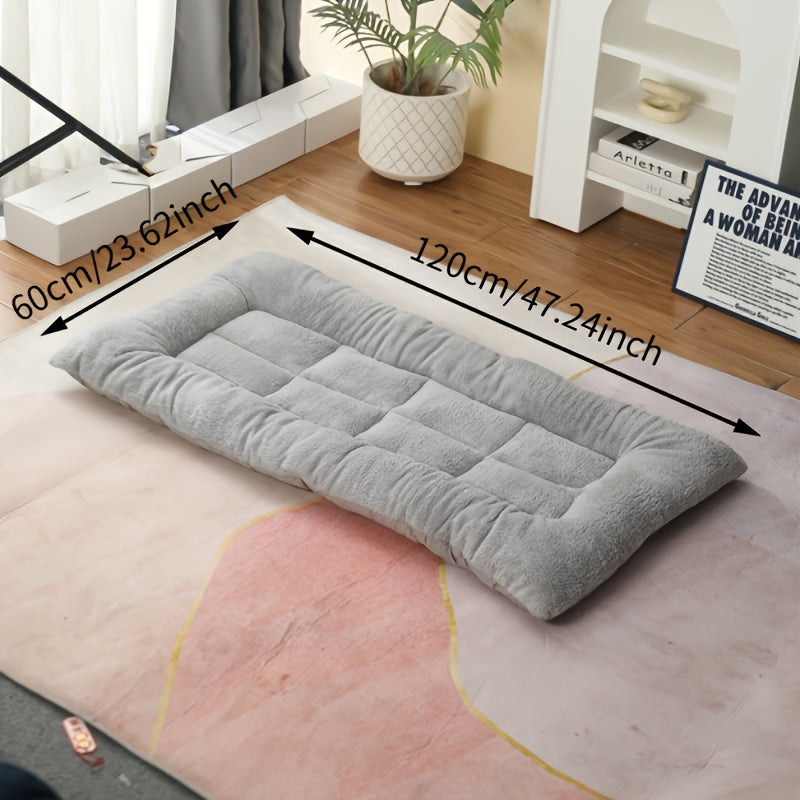 1 dona Katta Plush It Yostiq Sofasi qalin super yumshoq polyester tolalaridan tayyorlangan, barcha o'lchamdagi itlar uchun qulaylik ta'minlaydi.