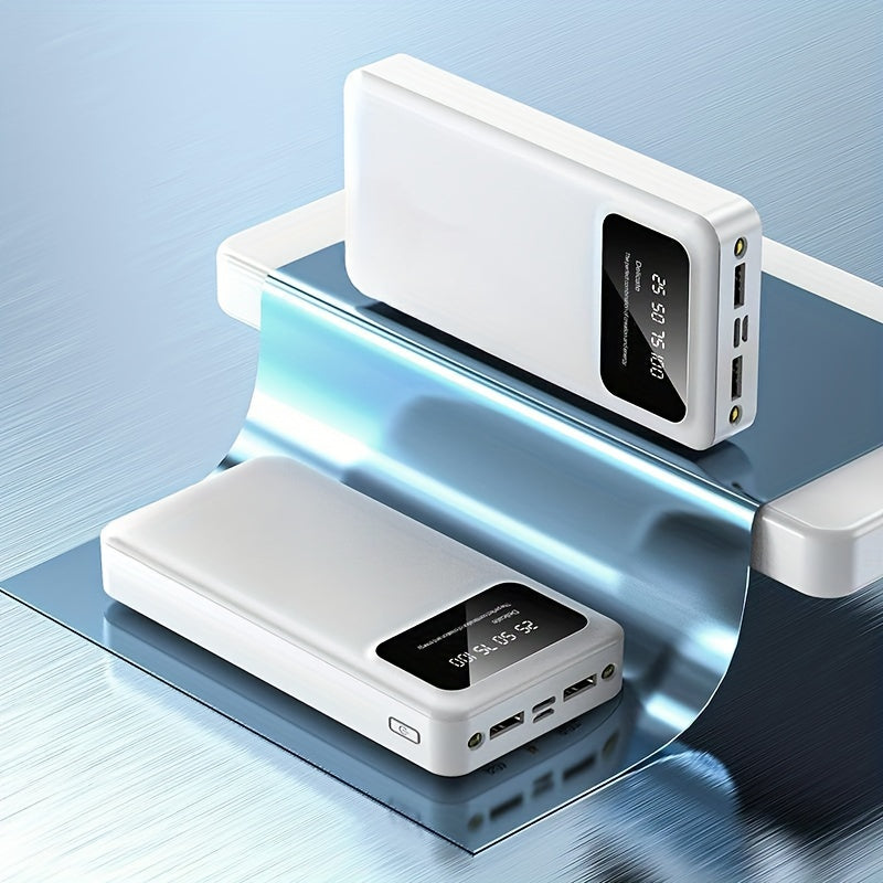 Portable Power Bank with USB Type-C Rechargeable Lithium Battery