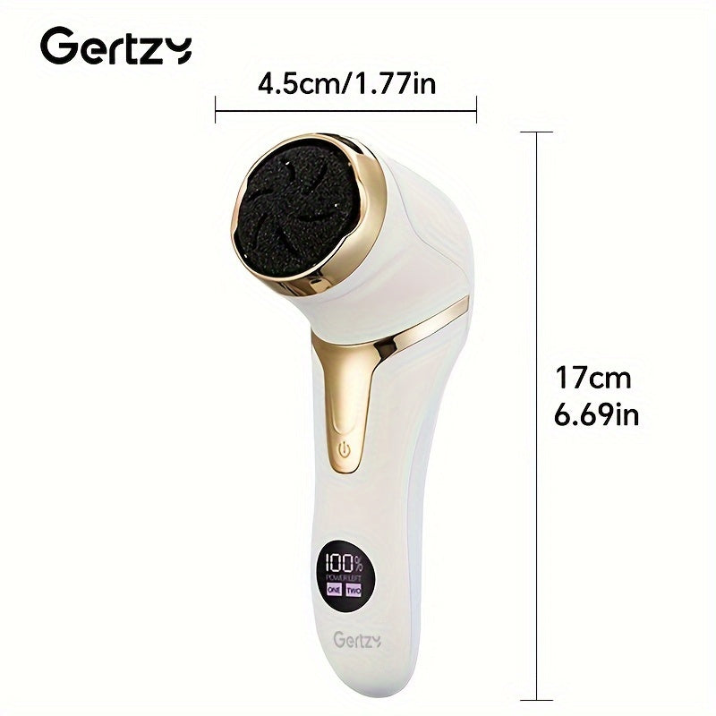 Электрическая пилка для ног 2-скоростная с ЖК-дисплеем, перезаряжаемый USB, инструмент для педикюра