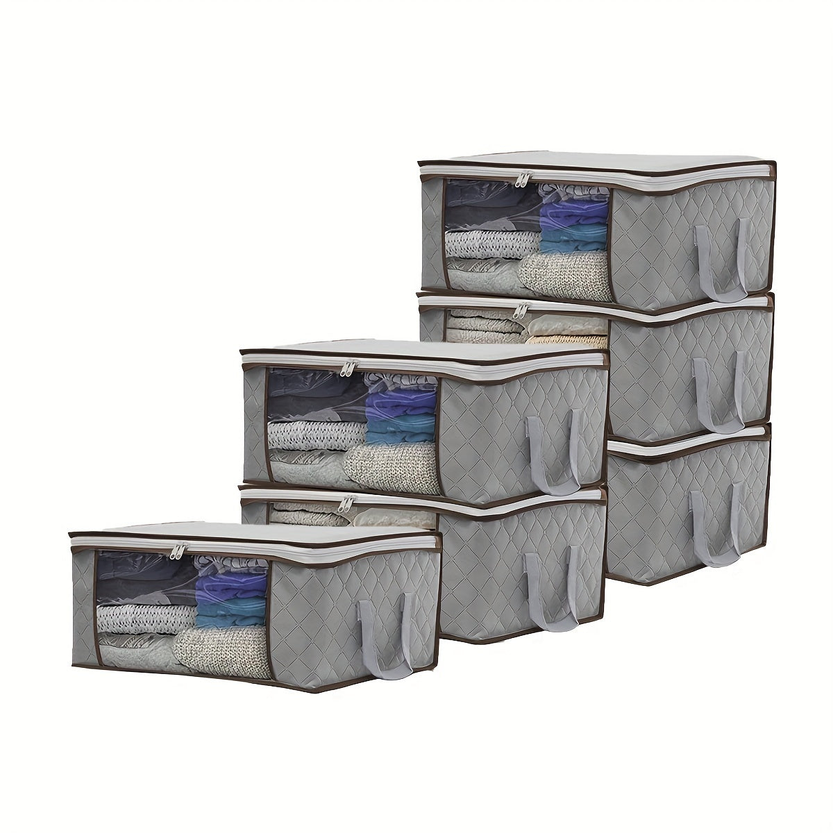 Unwoven Storage Bag for Quilts and Clothing Dust-Proof Collapsible Organizer Gift Box