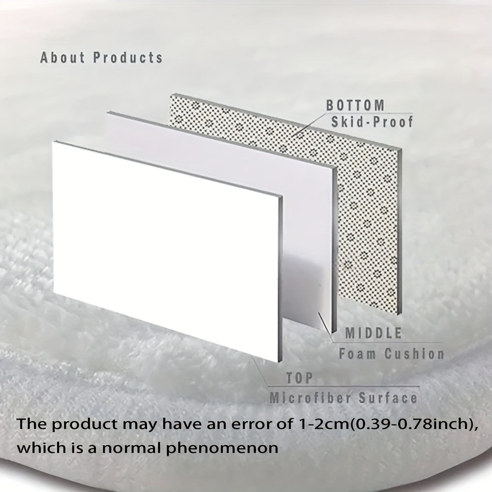 Bohem uslubidagi aksent gilam 8mm polyester, sirg‘almas, oshxona, yotoqxona, ichki makon uchun