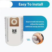 12 Replacement Vacuum Dust Bags for Shop Vac 45-60L, High Efficiency