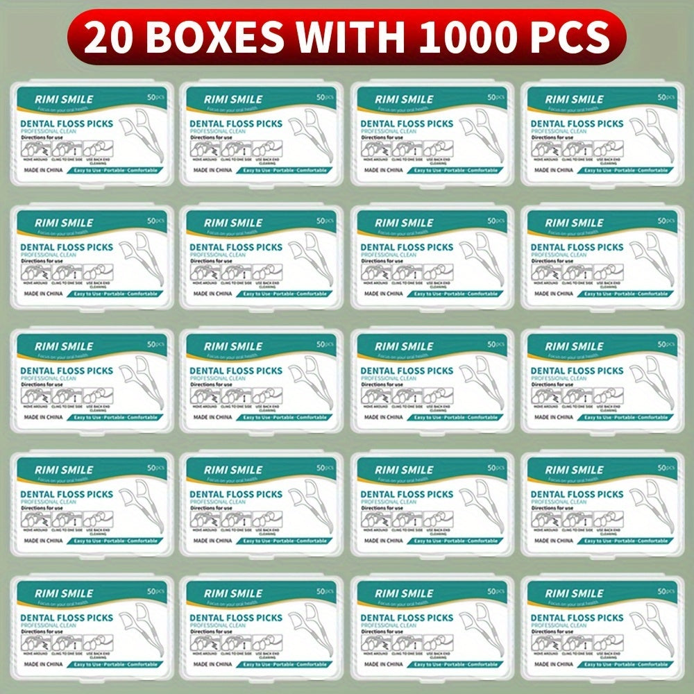 Dental Floss Sticks Oral Care Tools 50/100/300/600/1000pcs