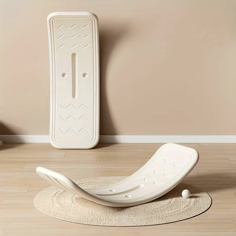 Kids' Sensory Balance Toy Plastic Seesaw for Indoor Use Blue or White