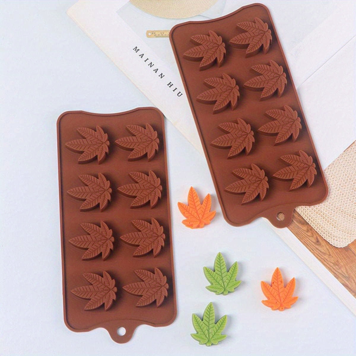 Silicone Maple Leaf Molds for Chocolates Ice Cream Baking and Cake Decorating