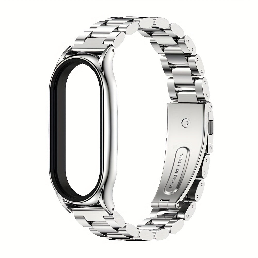 Stainless Steel Replacement Band for Mi Band 3-9 Dual-Tone Adjustable Fit