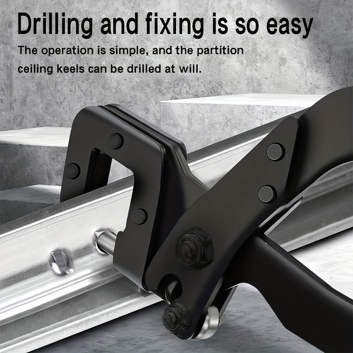 Клещи для киля из высокоуглеродистой стали с резиновой рукояткой для установки и потолочных работ