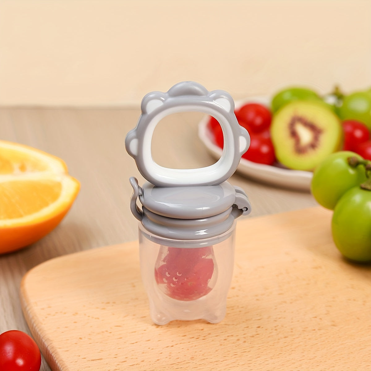 Baby Silicone Fruit Feeder for Babies 0+ Dark Brown