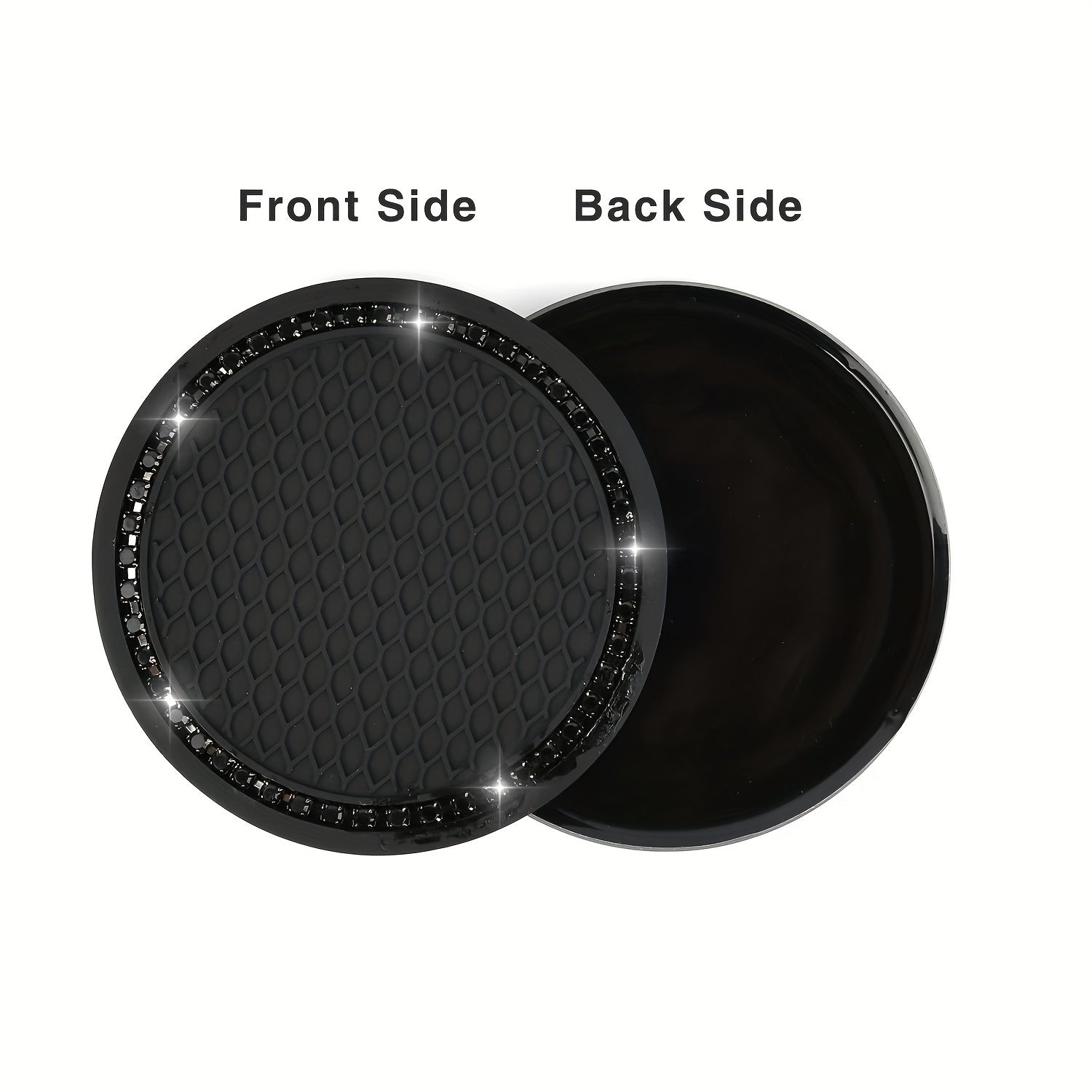 4 dona Silikon Kristal Rhinestone Avtomobil Qoplamalari Universal Transport Aksesuarlar