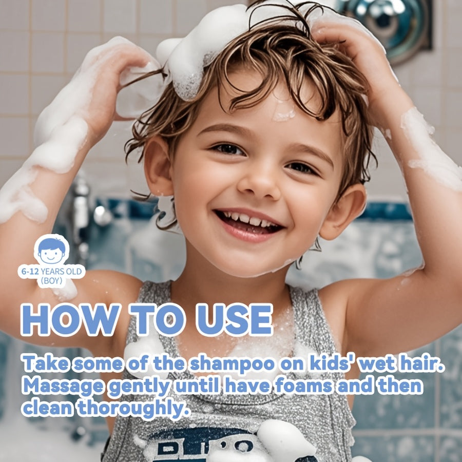 Boys uchun bolalar shampuni 6-12 yoshda quruq va nozik sochlar uchun 250ml