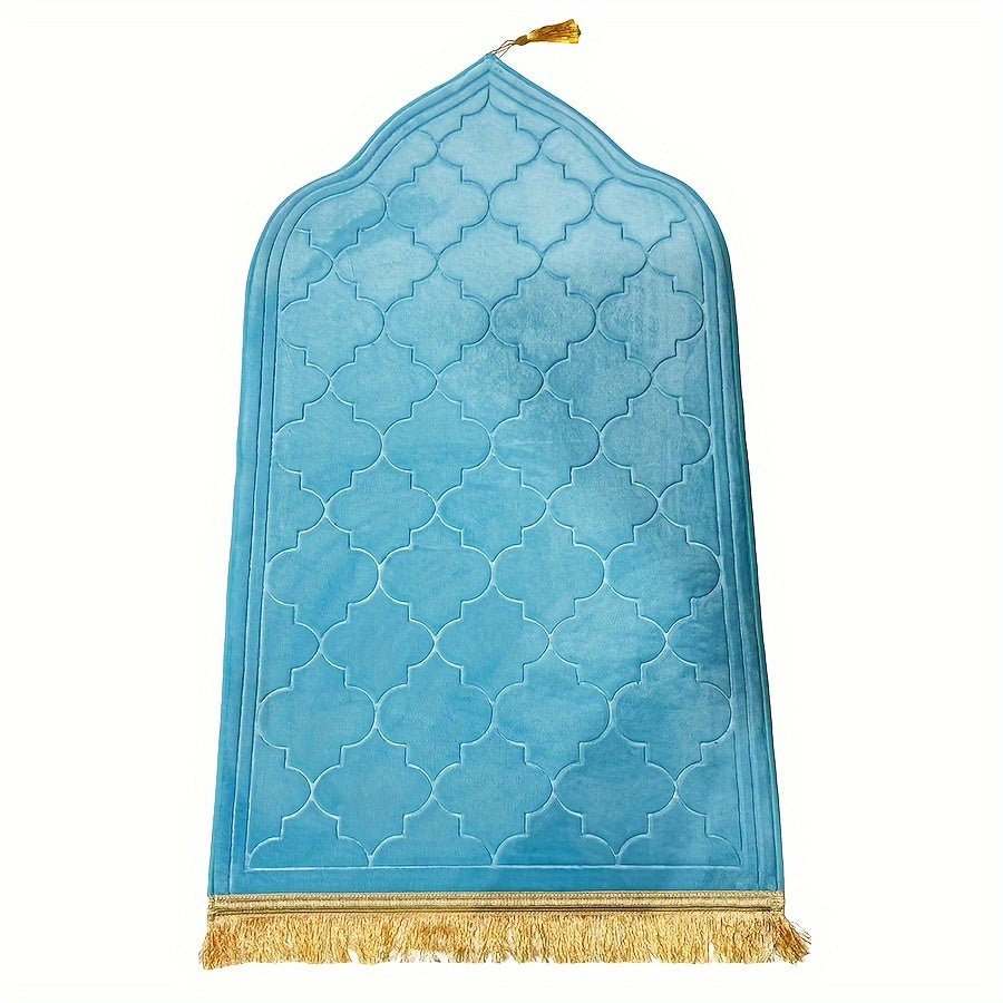 Outdoor Prayer Mat with Tassel Design Non-Slip Durable and Comfortable for Home and Garden