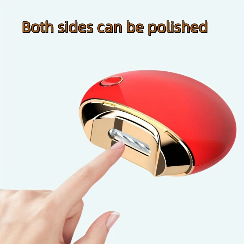 Electric Nail Clipper and Foot File USB Rechargeable Dual Speed Automatic Trimmer for Men Women Travel Compact White Black Pink