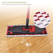 Replacement Microfiber Flat Mop Head with Cloth for Floor Cleaning