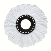 5 ta Mikroto'qima Spin Mop O'rnini Boshlash Boshliqlari - 360° Aylanuvchi, Nam va Quruq Pol Tozalash uchun Ideal, Saqlash Oson, Uy Tozalash uchun Zarur