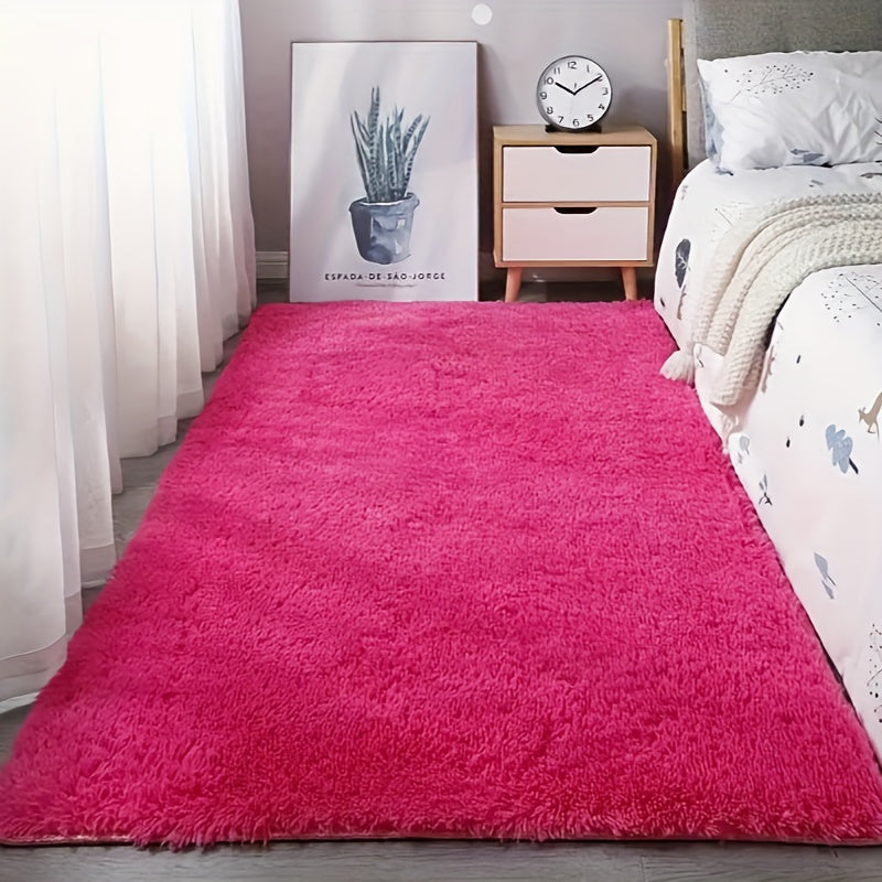 Мягкий и уютный коврик для гостиной и спальни - роскошный мягкий, пушистый полиэстеровый ковер с нескользящей основой для домашнего декора