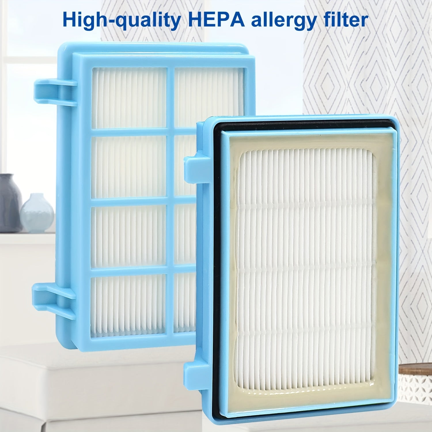 3 Pack Vacuum Filter Accessories for Compact and Active Cleaners HEPA Replacement