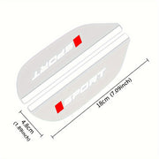 2 шт. прозрачная ПВХ-закрытие для автомобильного зеркала от дождя, гибкая накладка на брови