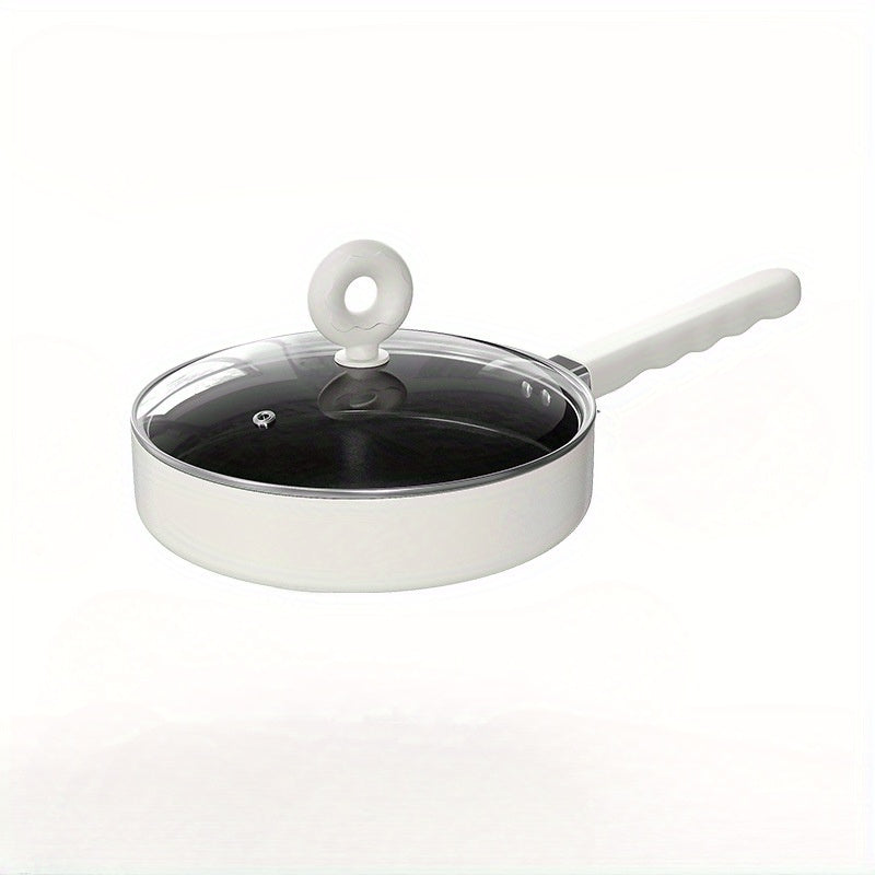 Set of Two Non-Stick Frying Pans with Lids, Multi-Functional Kitchen Cookware Set