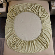 Постельное белье с цветочным принтом, приталенная простыня, мягкая защита матраса для спальни или гостиной