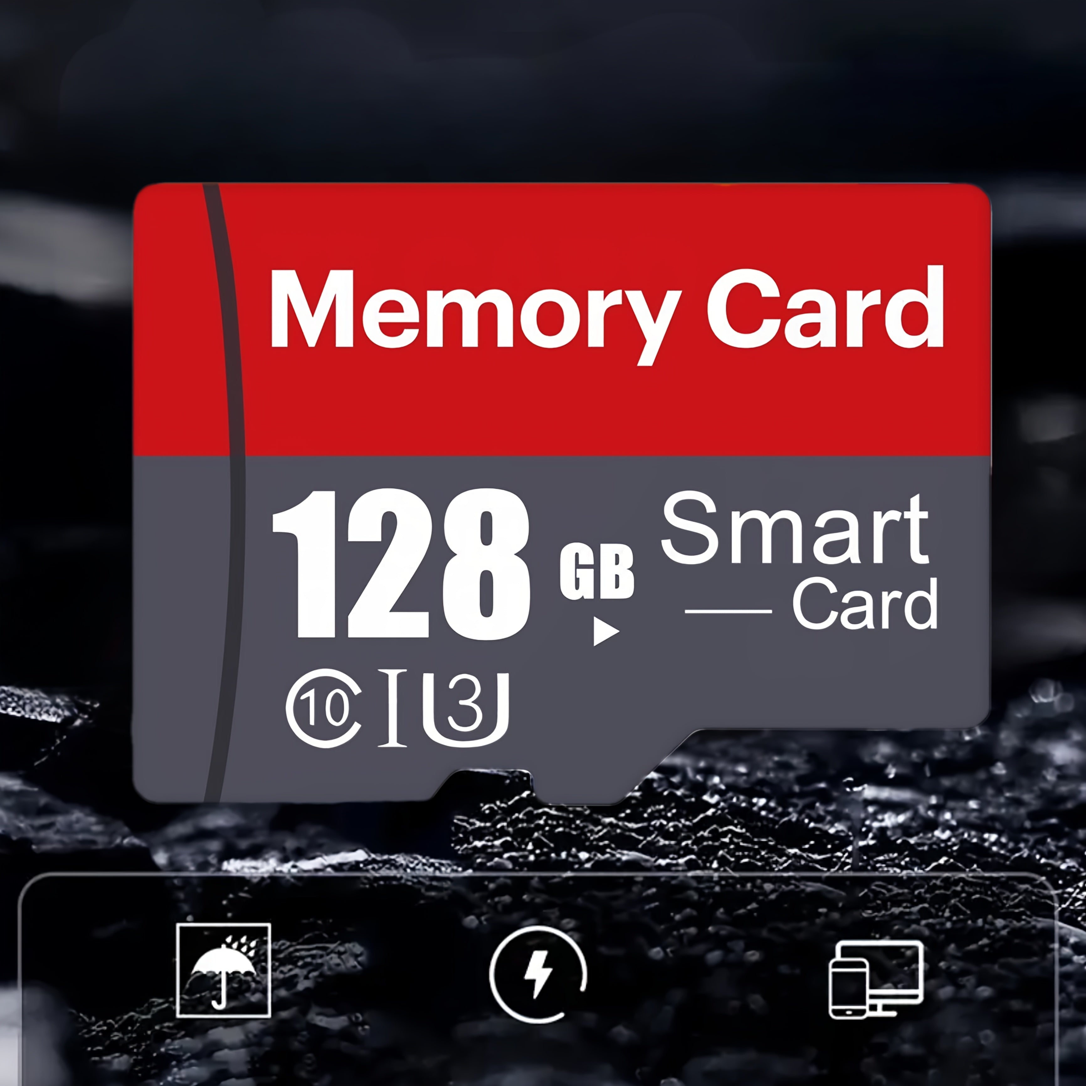 High-Speed UHS-I Class 10 Micro SD Card 8GB to 128GB for 4K UHD Video Surveillance Dash Cams