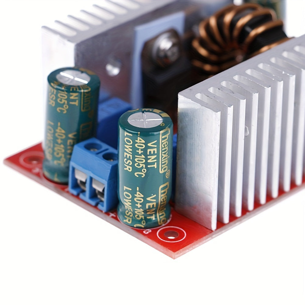 12A Boost Converter Module with Adjustable Voltage and Constant Current Regulator