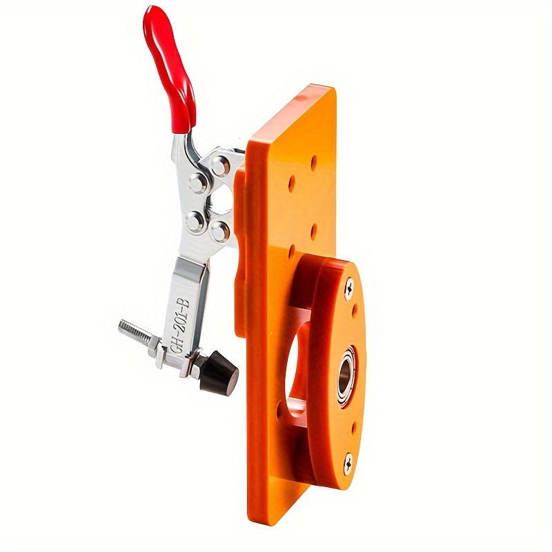 35mm g'ildirakli oyna uchun eshiklar va shkaflar uchun 35mm Hinge Drill Guide Jig Set, yog'och ishlash asboblari to'plami, ko'rinmas teshik bosib chiqaruvchi joylashtiruvchi bilan