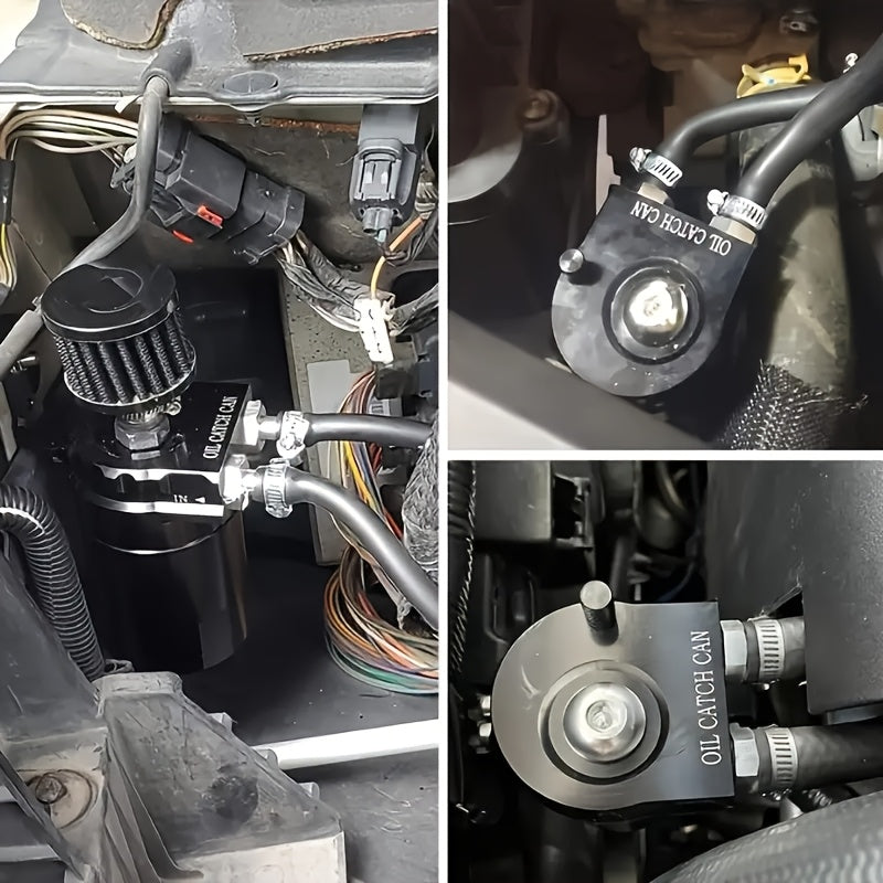 300ml Aluminum Oil Catch Can with Air Filter for Car Modification