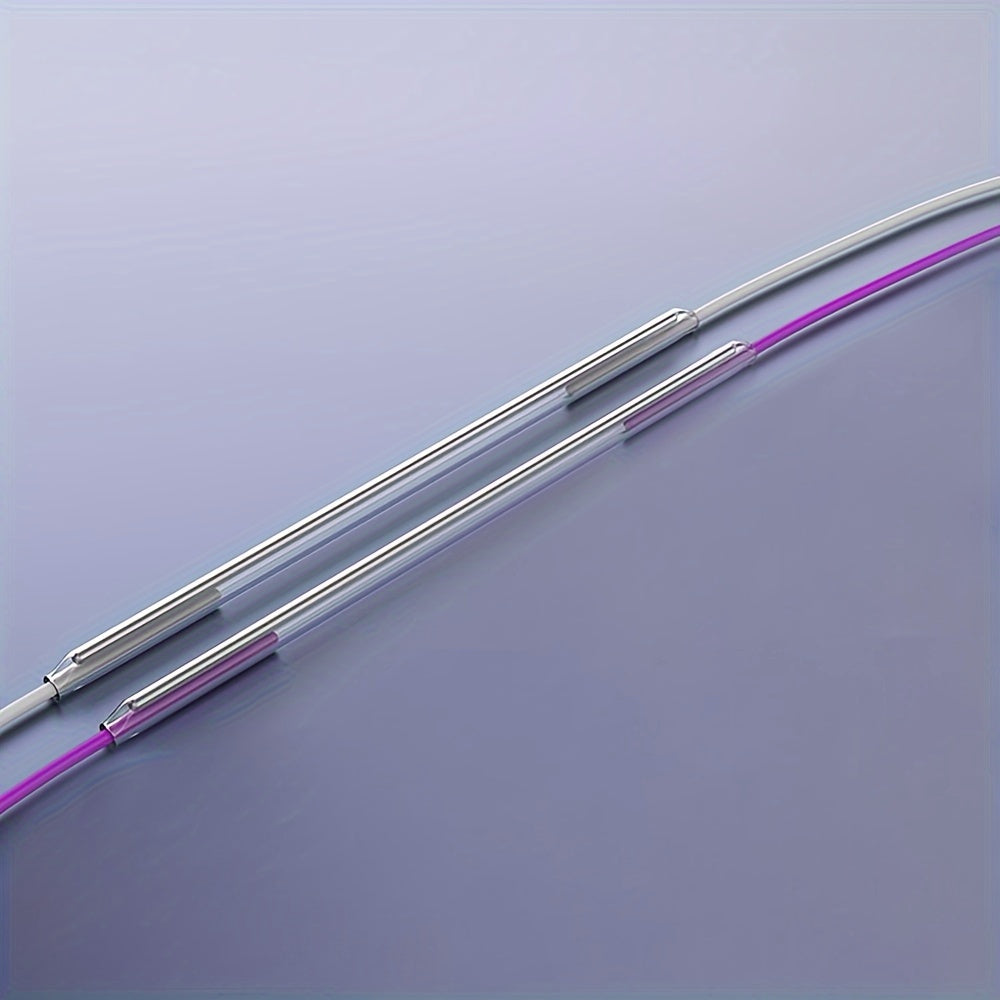 100 piezas de tubo termocontraíble de fibra óptica transparente de 6cm, diámetro interior de 1.5mm, PE