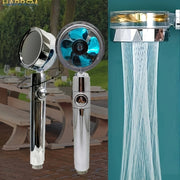 High Pressure Turbo Shower Head with Water Saving Filter for Bathroom and RV