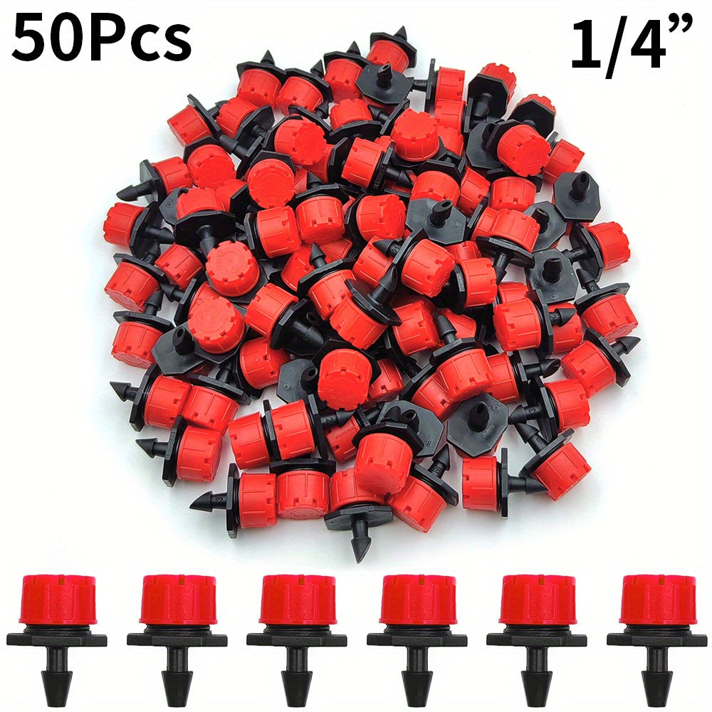 Клапан для полива сада, регулируемый капельник, микроподвод воды для балкона, двора, теплицы, 50/500/1000 шт.