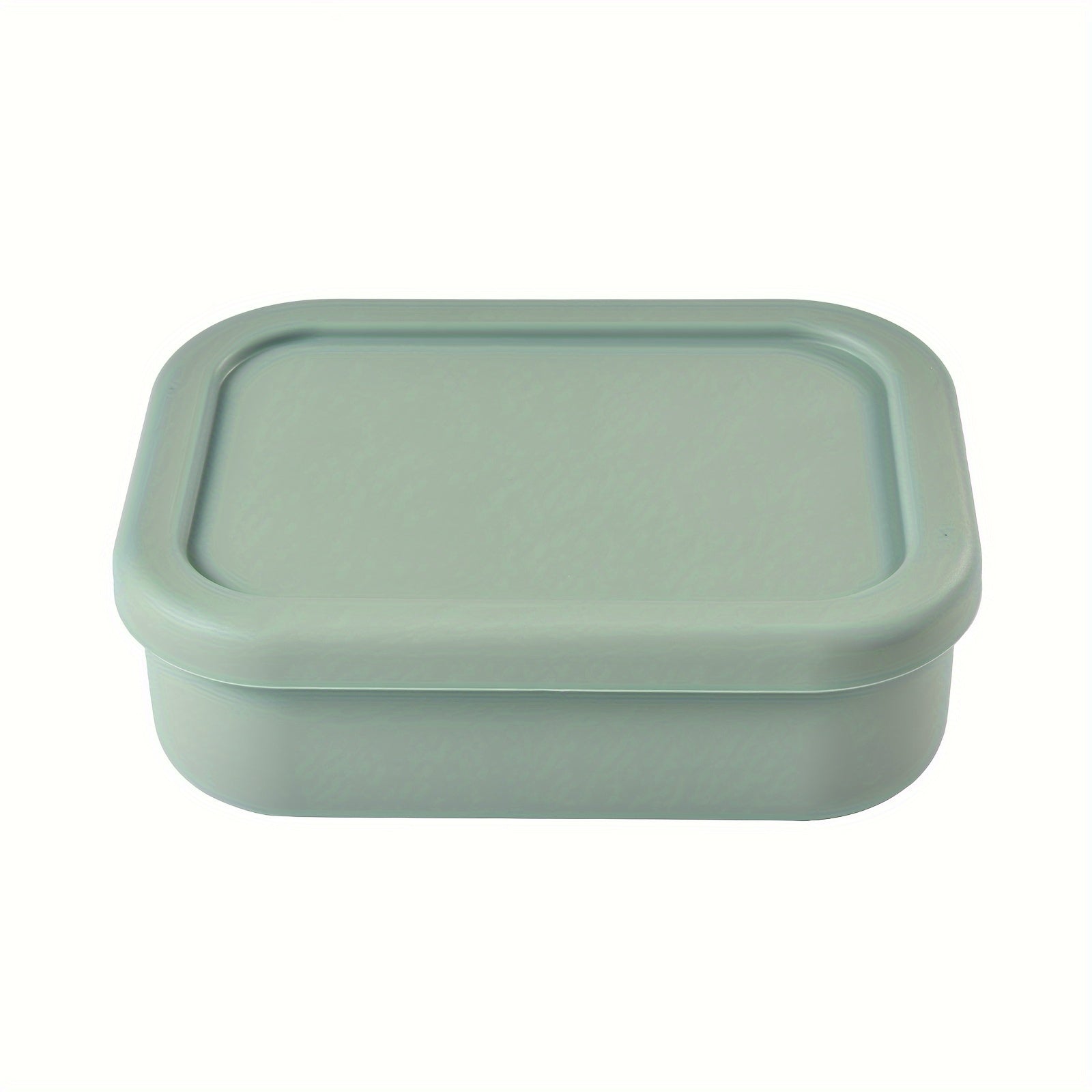 Silicone Lunch Box with Leak Proof Bento Container, 3 Compartments, Microwave Safe
