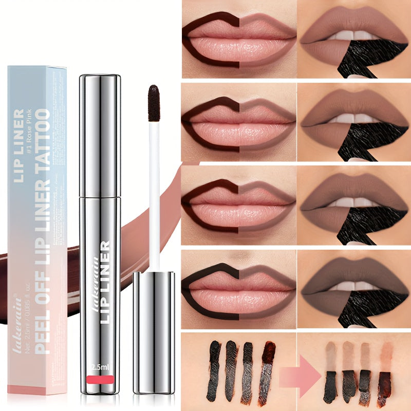 Women Matte Lip Liner 4 Colors Long-lasting Waterproof Smudge-proof
