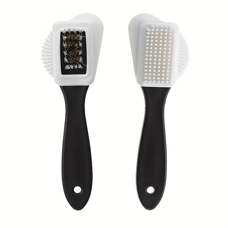Unisex Suede Leather Shoe Brush Set 3-in-1 Nubuck Cleaning Kit
