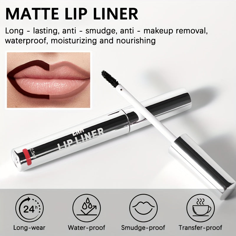 Women Matte Lip Liner 4 Colors Long-lasting Waterproof Smudge-proof