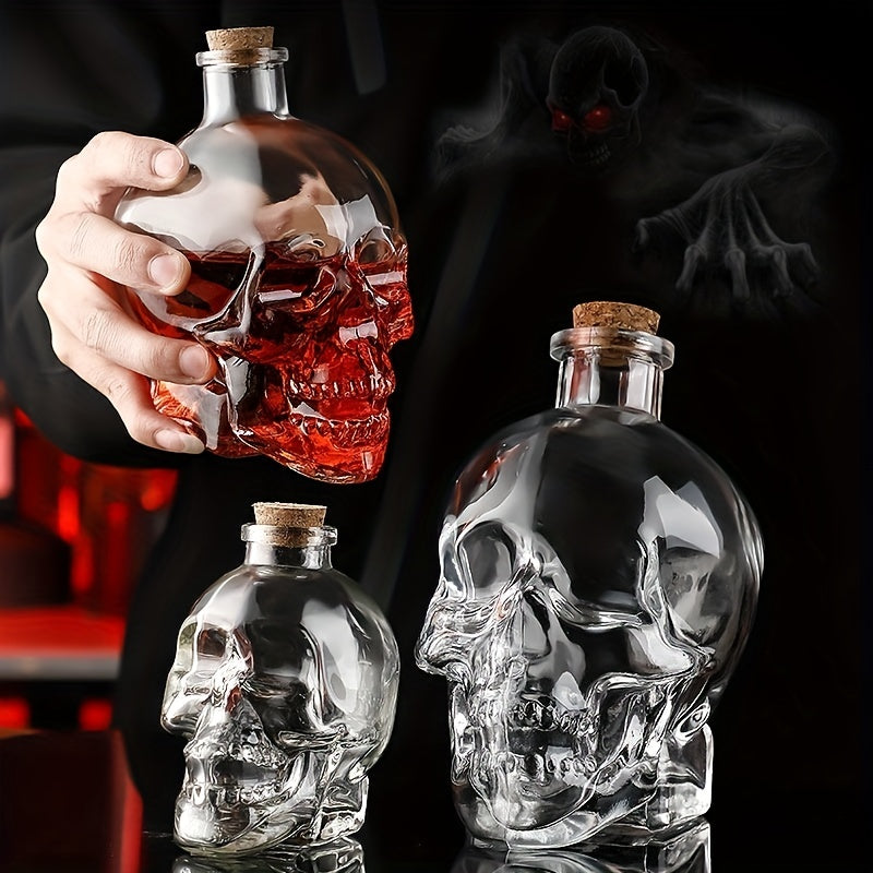 Decantador de whisky Skull para licores temática de Halloween bar pub club decoración para el hogar