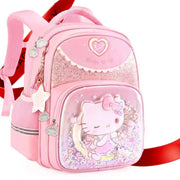 Kids School Backpack for Girls Lightweight Toddler Primary School Bag for First and Second Grade