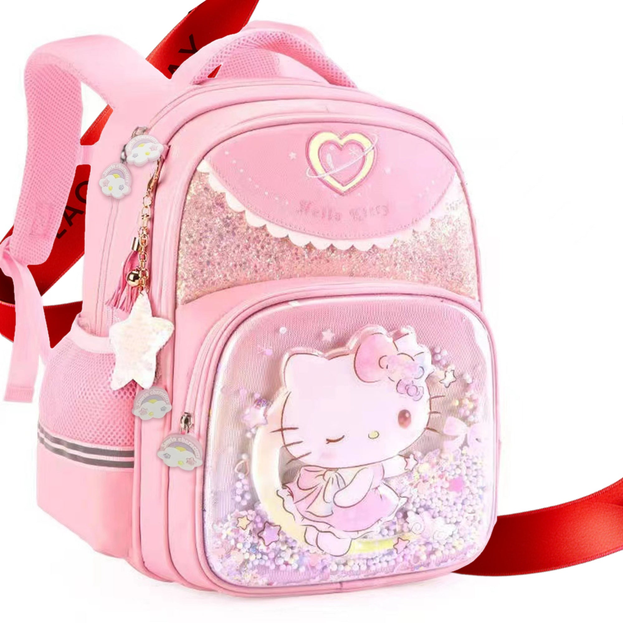Kids School Backpack for Girls Lightweight Toddler Primary School Bag for First and Second Grade