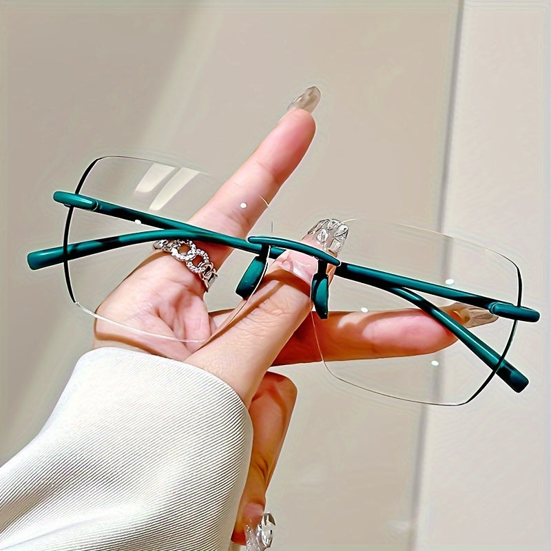 Gafas de lectura cuadradas de gran tamaño para hombres y mujeres, material de PC de alta calidad, duraderas y anti-fatiga