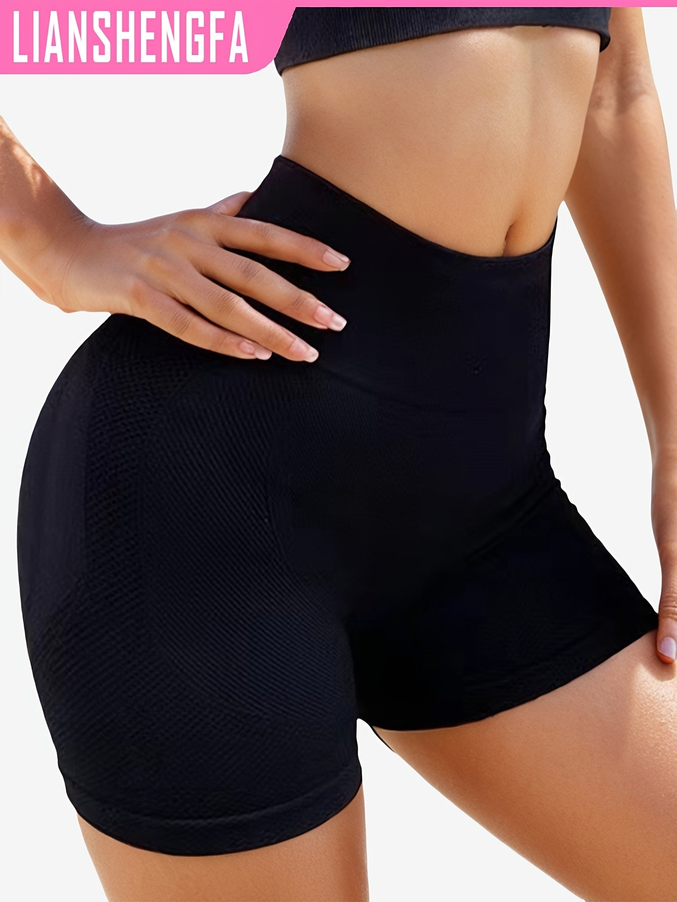 Women’s High Waist Seamless Shaping Shorts 3 Pack Butt Lift Fitness Underwear