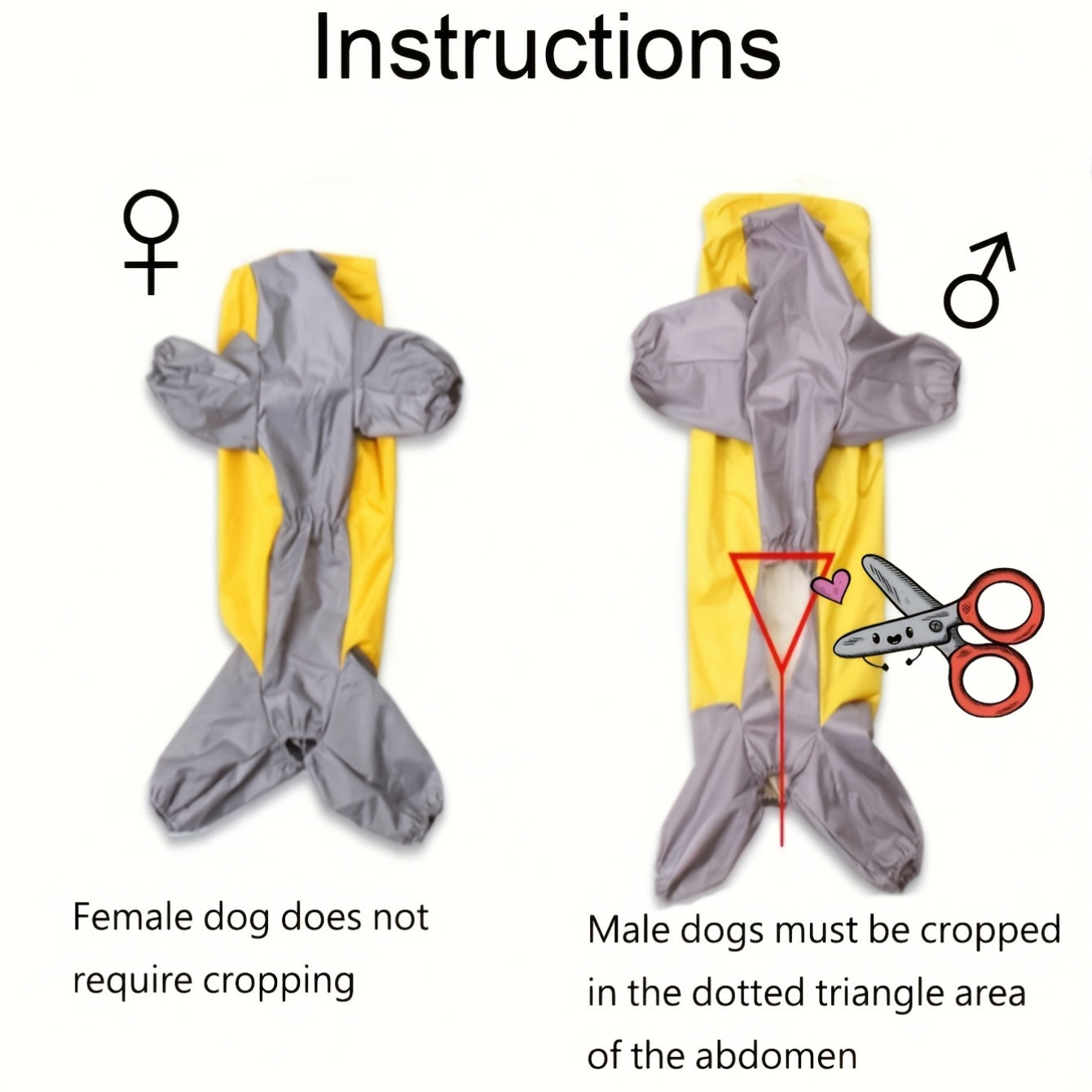 Large Red Dog Raincoat Waterproof Woven Polyester for Medium and Small Dogs