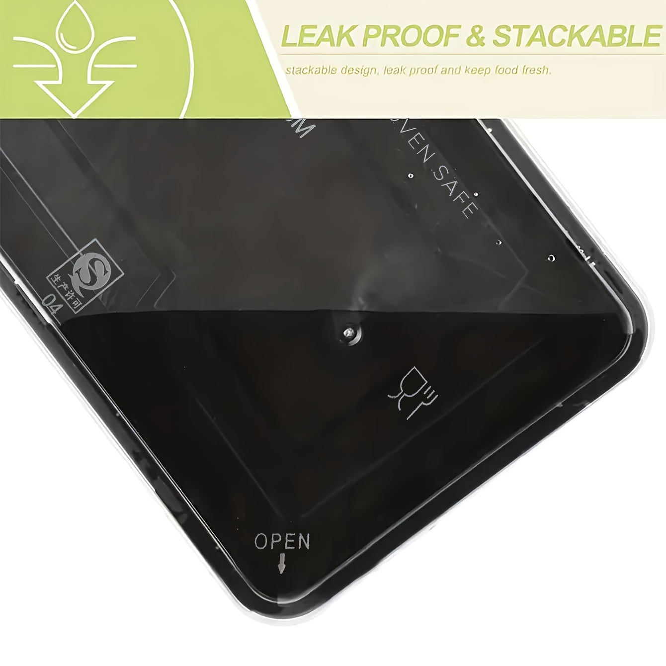 30 Disposable Food Containers with Lids for Meal Prep and Takeout