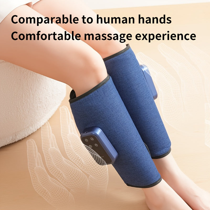 Cordless Electric Leg Massager with Heating and Air Compression for Calf Relaxation