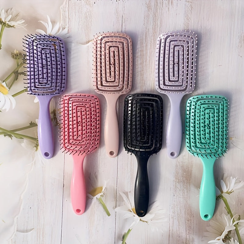 Peine antistático para cabello unisex, desenredante, de peinado, para cabello esponjoso